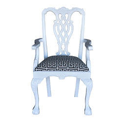 Traditional White Chair