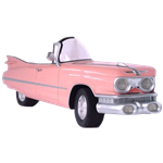 Side of a Pink Cadillac Convertible