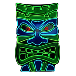 Green Neon Tiki