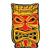 Yellow Neon Tiki
