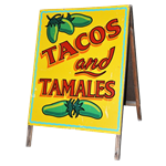 Taco and Tamales Sign