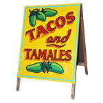 Taco and Tamales Sign