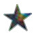 Medium Star - White LED Neon