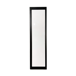 White Lighted Column with Black Frame
