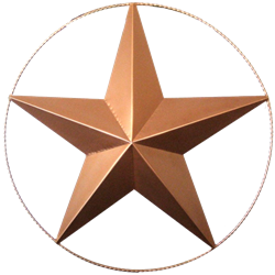 Bronze Metal Star