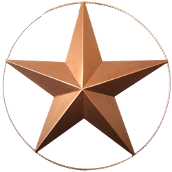 Bronze Metal Star - 4'3"