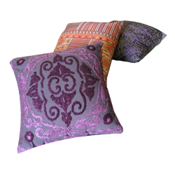 Cluster of (3) Moroccan Pillows