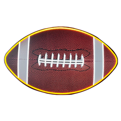 Oversized Football LED Neon
