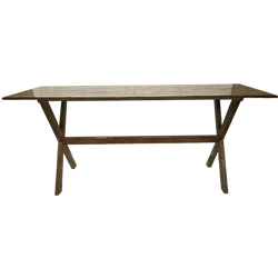 Tall Rustic Table 8' Long
