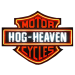 Harley Hog Heaven Neon Sign