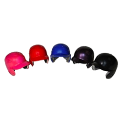 Set of (5) Baseball Helmets