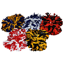 Set of (5) Pair of Assorted Cheerleading Pompoms