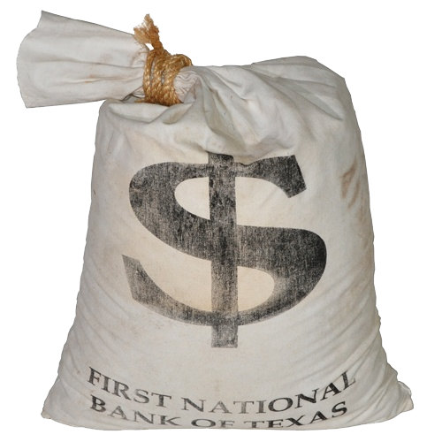 Rent a Bag of cash prop, Best Prices