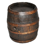 Medium Wooden Barrel