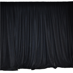 Black Drape Panel 15' Long