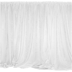 White Sheer Drape Panel 10' Long