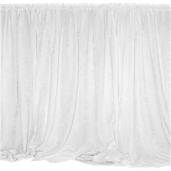 White Sheer Drape Panel 15' Long