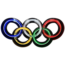 Olympic Rings LED Neon
