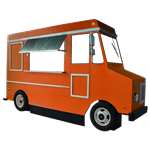Orange Faux Food Truck