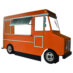 Orange Faux Food Truck