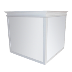 White DJ Booth