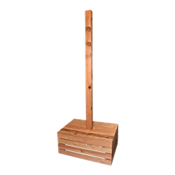 Cedar Pole - Crate Base