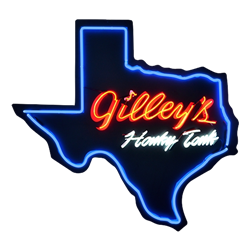 Gilley's Texas Neon Sign