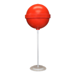 Red Round Lollipop Giant Candy