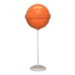 Orange Round Lollipop Giant Candy