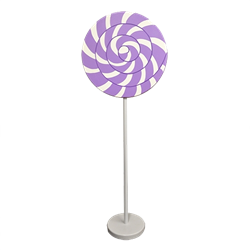 Purple Swirl Lollipop Giant Candy