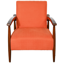 Orange Mid-Century Modern Chair