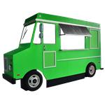 Green Faux Food Truck