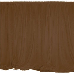 Brown Drape Panel 15' Tall