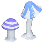 Pair of Small Magic Mushrooms