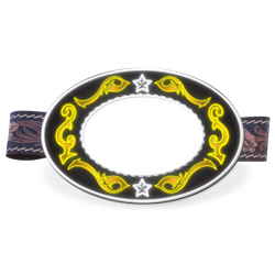 Oversized Belt Buckle LED Neon