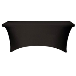 Black Spandex Linen 6' x 18"