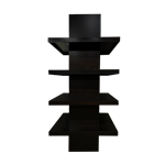 Modern Shelving Unit - Black