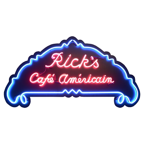 Rick S Cafe Neon Sign