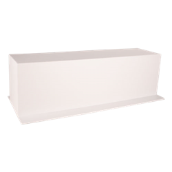 White Bookshelf Riser