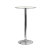 Glass Top Highboy Table
