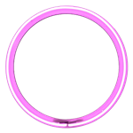 36" Neon Ring - Pink