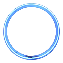 36" Neon Ring - Blue