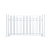 White Fence Panel