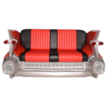 Red Cadillac Sofa