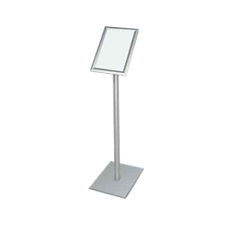 Silver Menu Stand