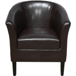 Brown Leather Club Chair