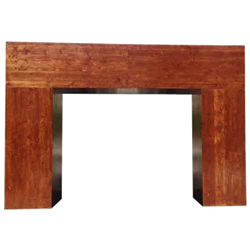 Rustic Column Entrance