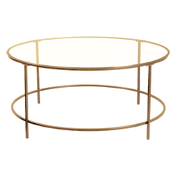Gold Coffee Table