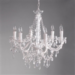 Small White Chandelier