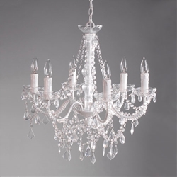 Small White Chandelier